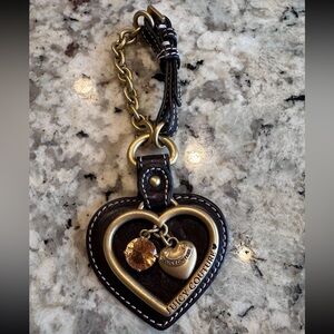 Juicy Couture vintage brown and gold bag charm
